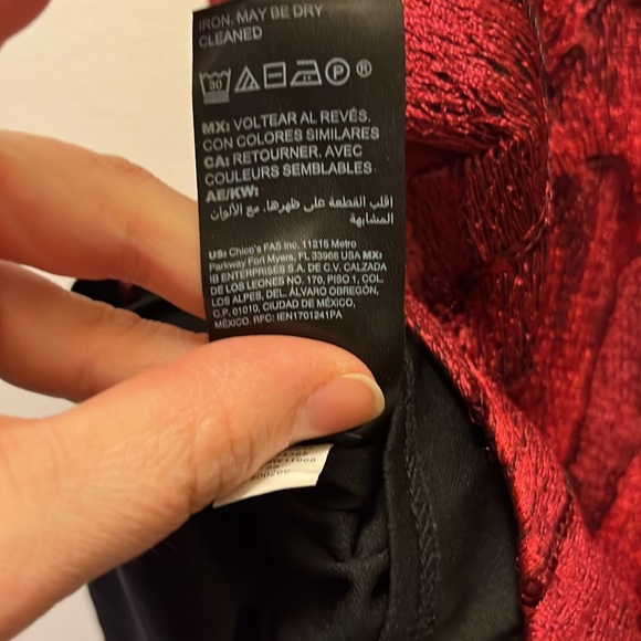 White House Black Market sequined embroidered v neck camisole size XSP - Picture 8 of 8